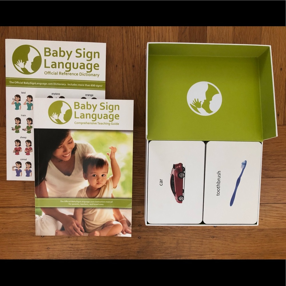 Baby Sign Language: Flash Cards, Teaching Guide + Reference Dictionary